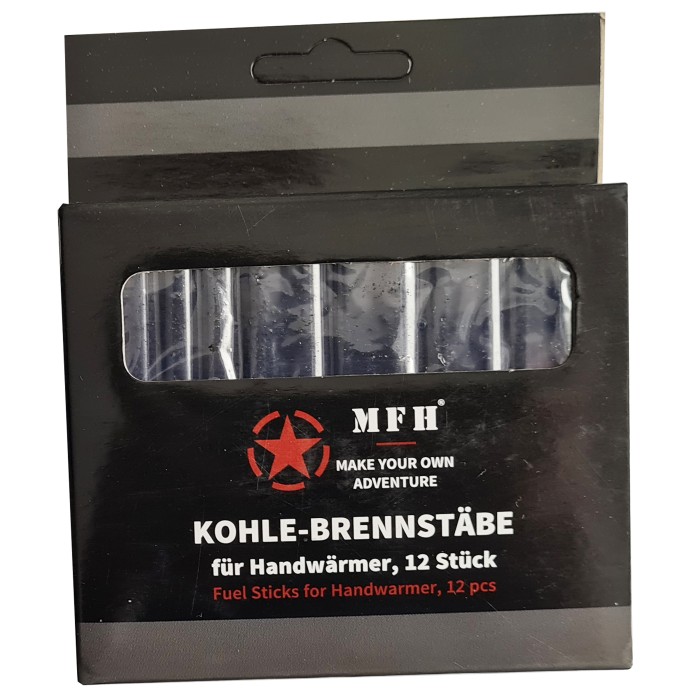 MFH Kohlebrennstäbe für Handwärmer